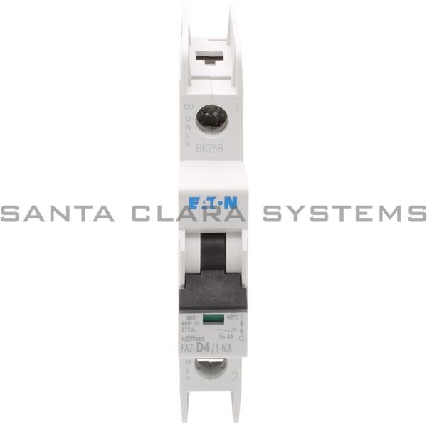 Cutler-Hammer FAZ-D4-1-NA-SP Circuit Breaker Product Image
