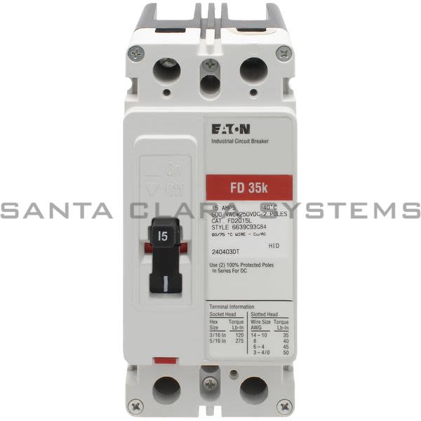Cutler-Hammer FD2015L Circuit Breaker Product Image