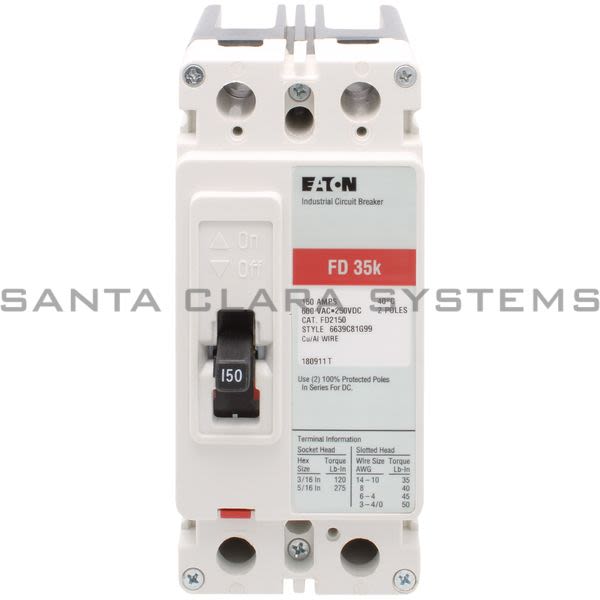 Cutler-Hammer FD2150 Circuit Breaker Product Image