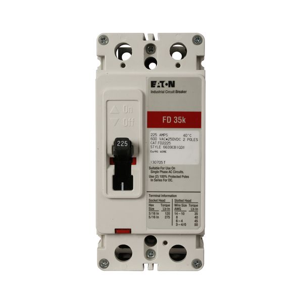 Cutler-Hammer FD2225 Circuit Breaker Product Image