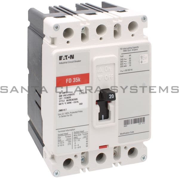 Cutler-Hammer FD3020 Circuit Breaker Product Image