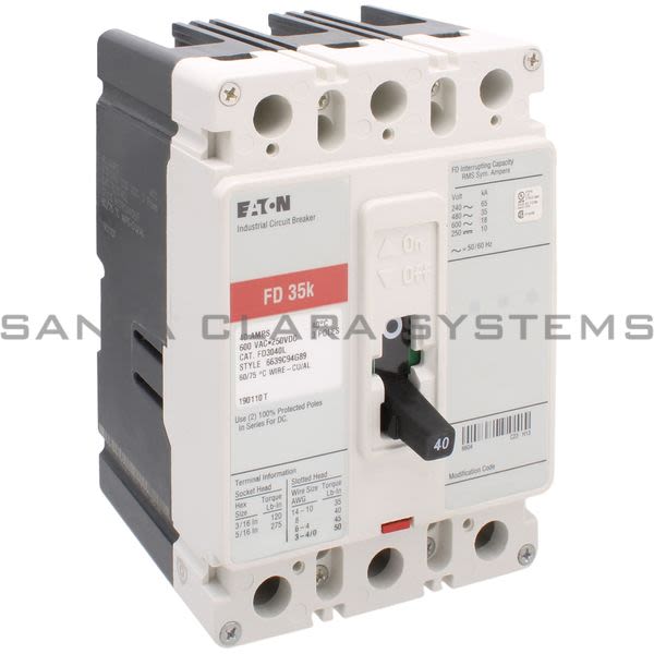 Cutler-Hammer FD3040L Circuit Breaker Product Image