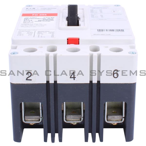 Cutler-Hammer FD3100L Circuit Breaker 3-Pole 100-AMPS | Eaton Product Image