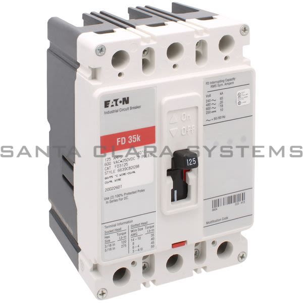 Cutler-Hammer FD3125 Circuit Breaker Product Image