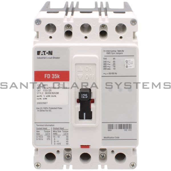Cutler-Hammer FD3125 Circuit Breaker Product Image