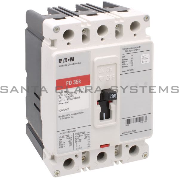 Cutler-Hammer FD3200L Circuit Breaker Product Image