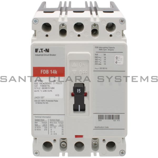 Cutler-Hammer FDB3015L Circuit Breaker Product Image