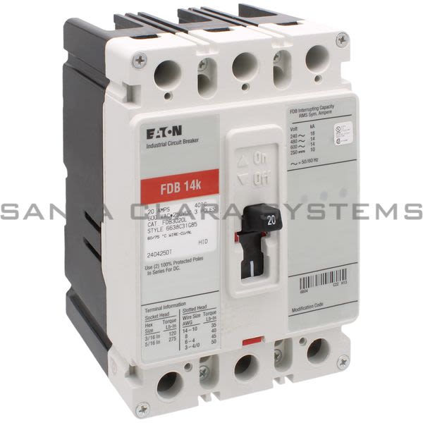 Cutler-Hammer FDB3020L Circuit Breaker Product Image