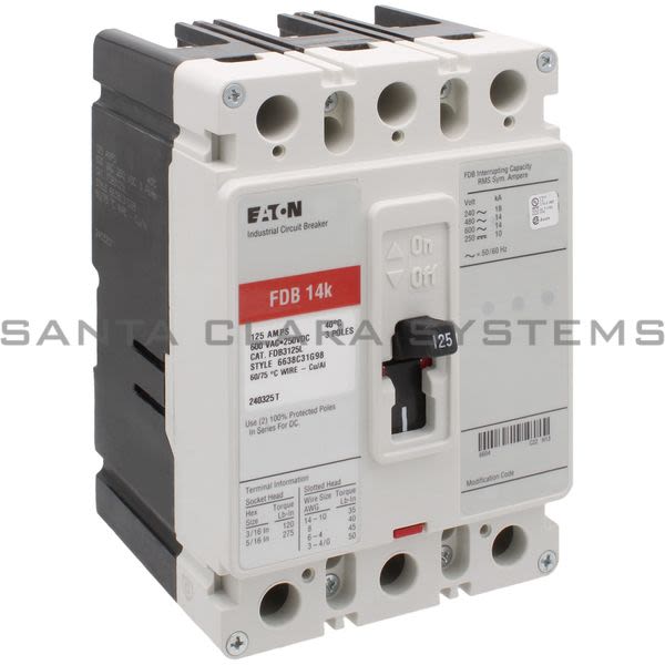 Cutler-Hammer FDB3125L Circuit Breaker Product Image