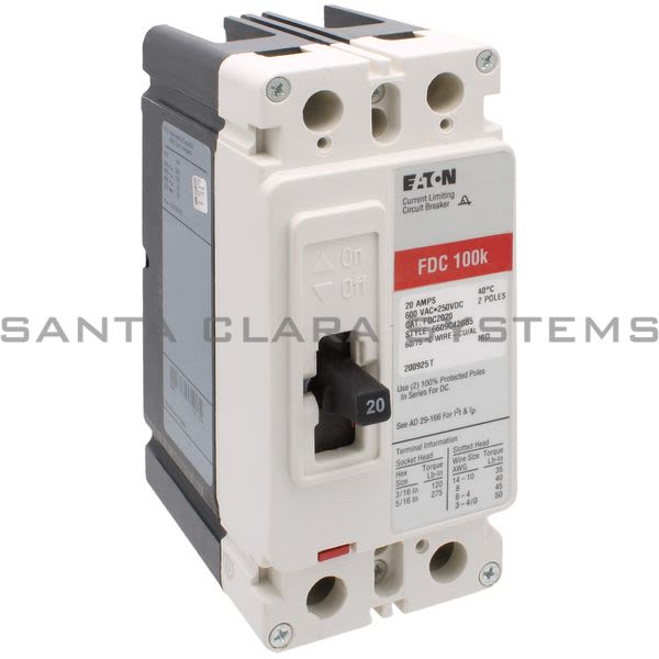 Cutler-Hammer FDC2020 Circuit Breaker Product Image