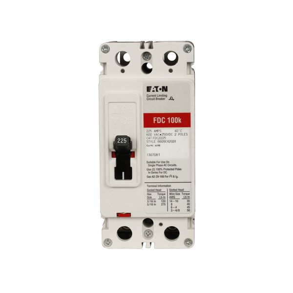Cutler-Hammer FDC2225 Circuit Breaker Product Image