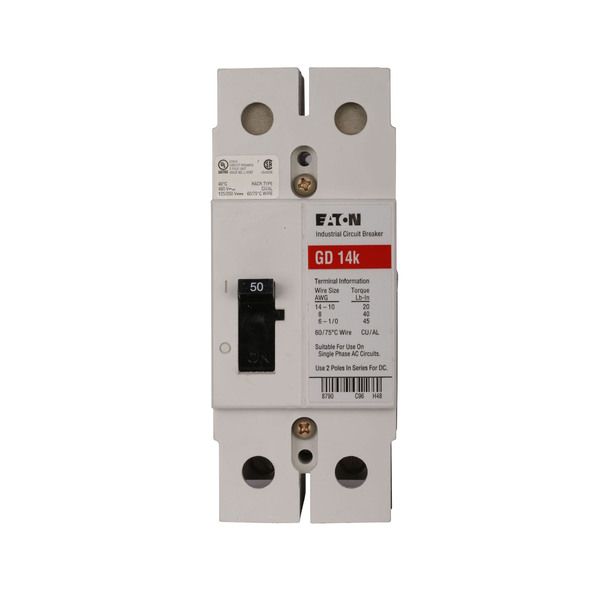 Cutler-Hammer GD2050 Circuit Breaker Product Image