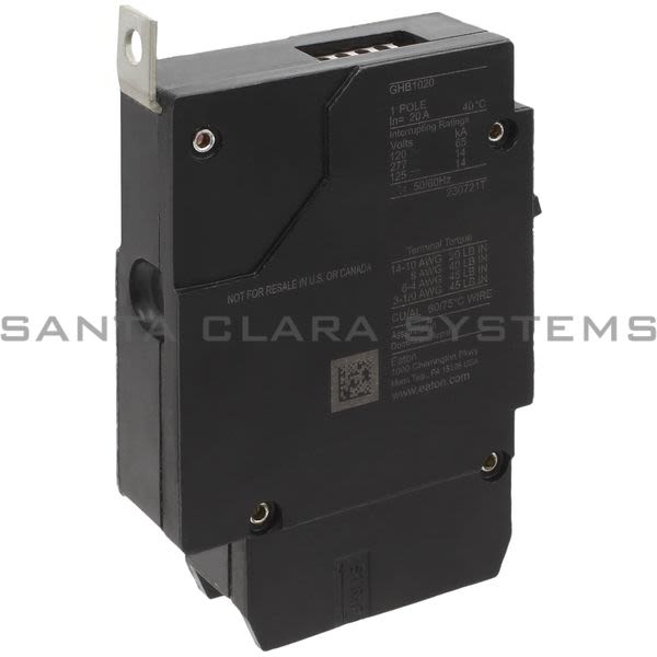 Cutler-Hammer GHB1020 Circuit Breaker Product Image