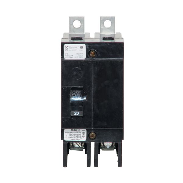 Cutler-Hammer GHB2020 Circuit Breaker 20-AMP 2-Pole Product Image