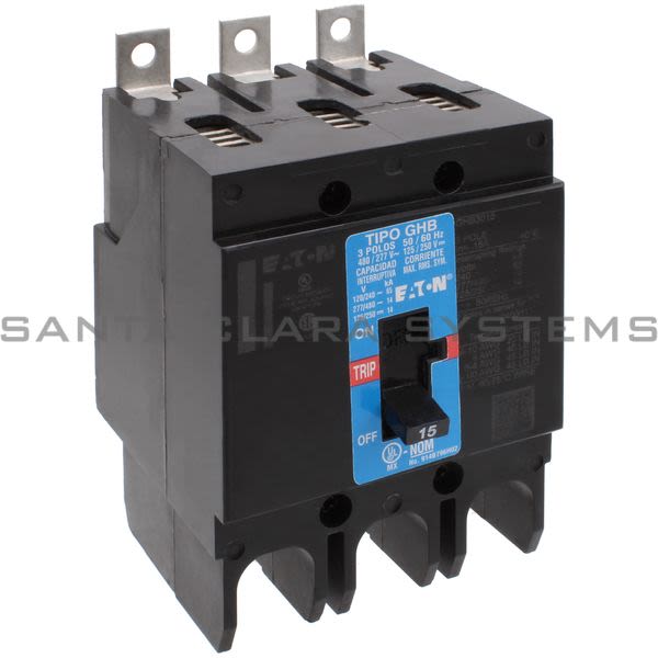 Cutler-Hammer GHB3015 Circuit Breaker 15-AMP 3-Pole | Eaton Product Image