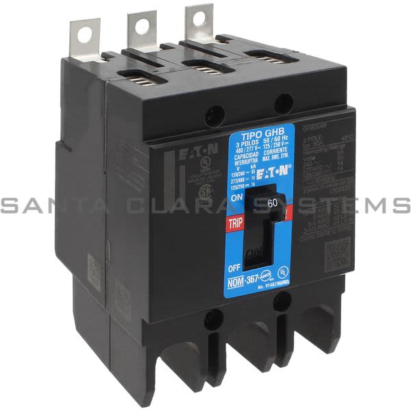 Cutler-Hammer GHB3060 Circuit Breaker 3-Pole Product Image