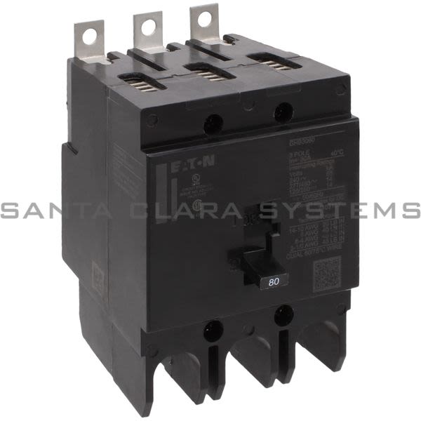 Cutler-Hammer GHB3080 Circuit Breaker 80-AMP 3-Pole | Eaton Product Image