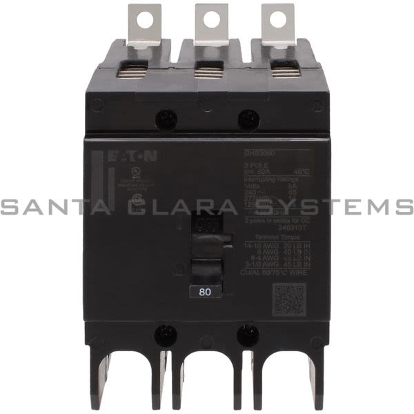 Cutler-Hammer GHB3080 Circuit Breaker 80-AMP 3-Pole | Eaton Product Image