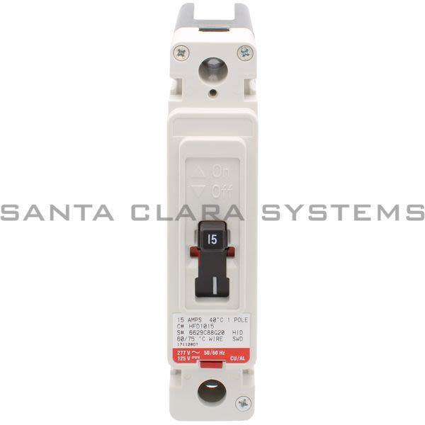 Cutler-Hammer HFD1015 Circuit Breaker Product Image