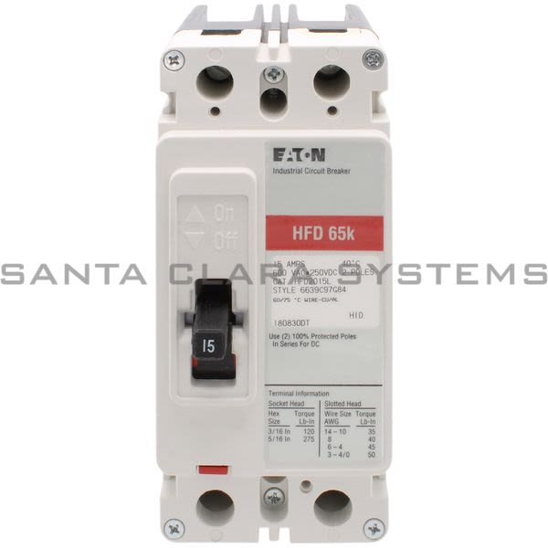 Cutler-Hammer HFD2015L Circuit Breaker Product Image