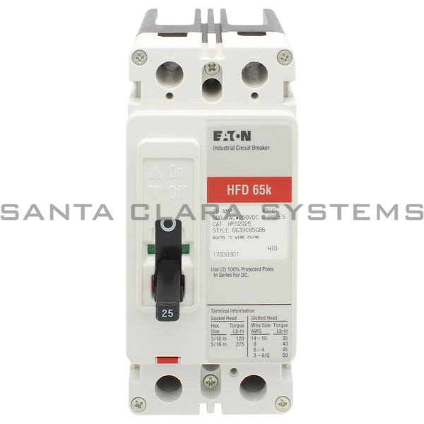 Cutler-Hammer HFD2025 Circuit Breaker Product Image