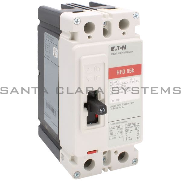 Cutler-Hammer HFD2050 Circuit Breaker Product Image