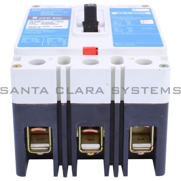 Cutler-Hammer HFD3030L Circuit Breaker 30-AMP 3-Pole | Eaton Product Image
