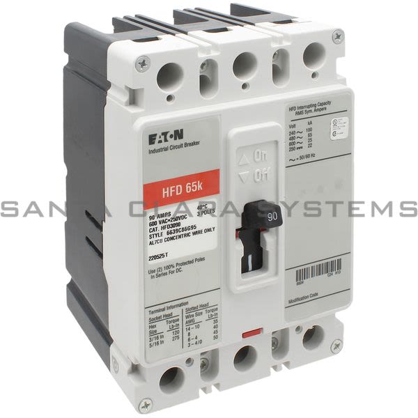 Cutler-Hammer HFD3090 Circuit Breaker Product Image