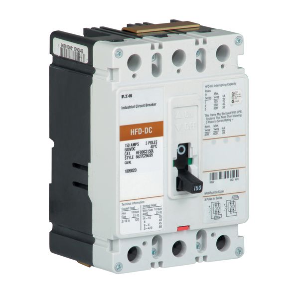 Cutler-Hammer HFDDC3150L Circuit Breaker Product Image