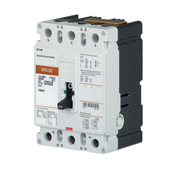Cutler-Hammer HFDDC3150L Circuit Breaker Product Image