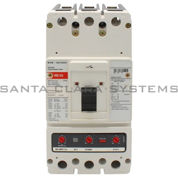 Cutler-Hammer HKD3350W Circuit Breaker Product Image