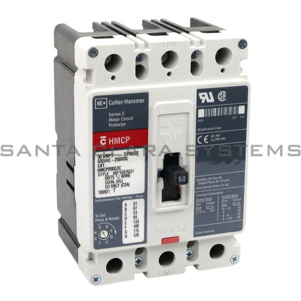 Cutler-Hammer HMCP050G2C Circuit Breaker Product Image