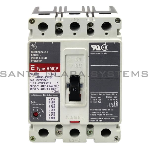 Cutler-Hammer HMCP100R3 Circuit Breaker Product Image