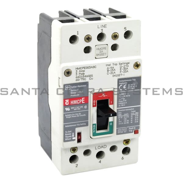 Cutler-Hammer HMCPE003A0C Circuit Breaker Product Image