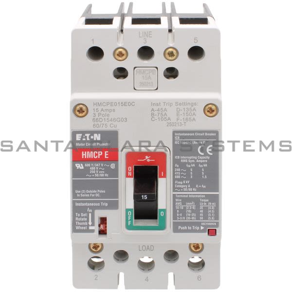 Cutler-Hammer HMCPE015E0C Circuit Breaker Product Image