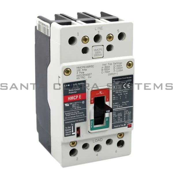 Cutler-Hammer HMCPE100R3C Circuit Breaker Product Image