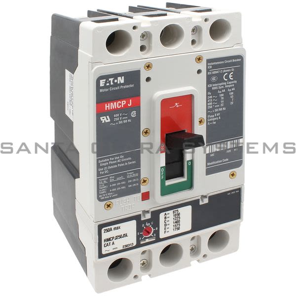 Cutler-Hammer HMCPJ250J5L Circuit Breaker Product Image