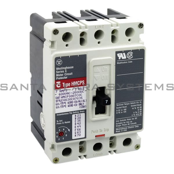 Cutler-Hammer HMCPS007C0C Circuit Breaker Product Image