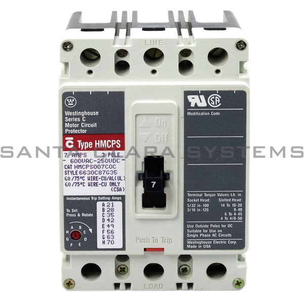 Cutler-Hammer HMCPS007C0C Circuit Breaker Product Image