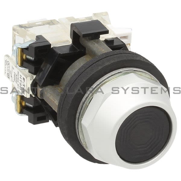 Cutler-Hammer HT8AAHAB Pushbutton 2-Position Flush Black Product Image