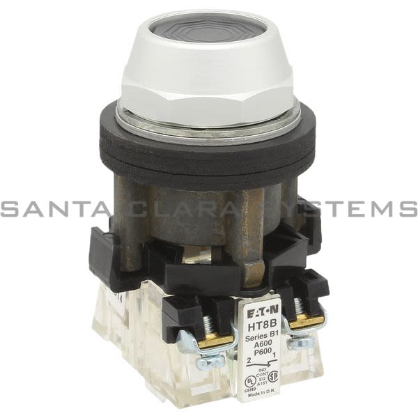 Cutler-Hammer HT8AAHAB Pushbutton 2-Position Flush Black Product Image
