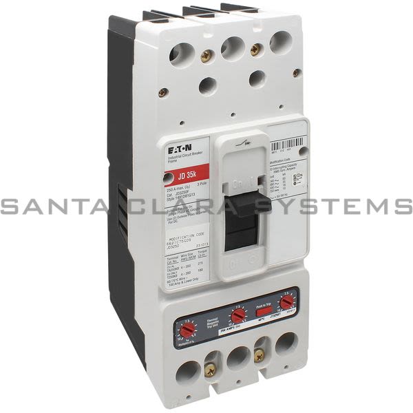 Cutler-Hammer JD3250 Circuit Breaker 250-AMP 3-Pole | Eaton Product Image