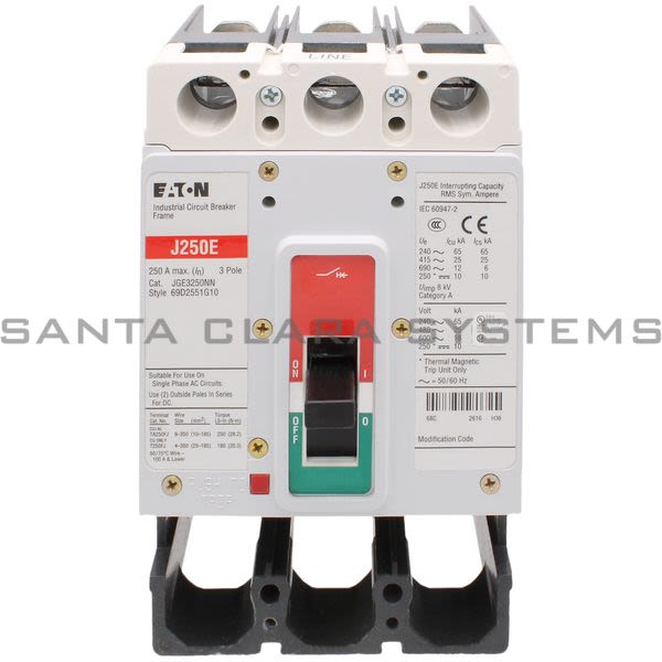 Cutler-Hammer JGE3250NN Circuit Breaker Product Image