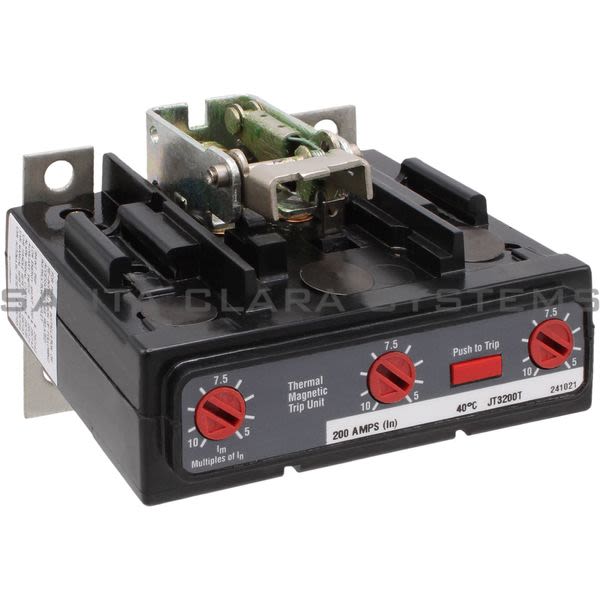 Cutler-Hammer JT3200T Trip Unit | Thermal Magnetic 3-Pole 200-AMPS Product Image