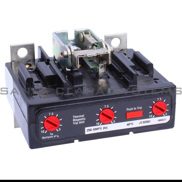 Cutler-Hammer JT3250T Thermal Magnetic Trip Unit 250-AMP 3-Pole | Eaton Product Image