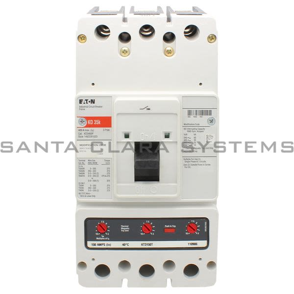 Cutler-Hammer KD3150 Circuit Breaker Product Image