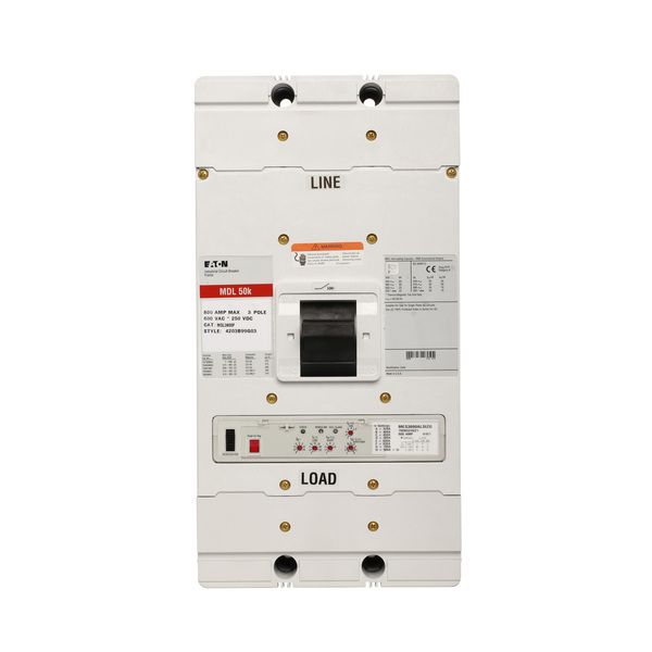 Cutler-Hammer MDL3800F Circuit Breaker Frame Product Image