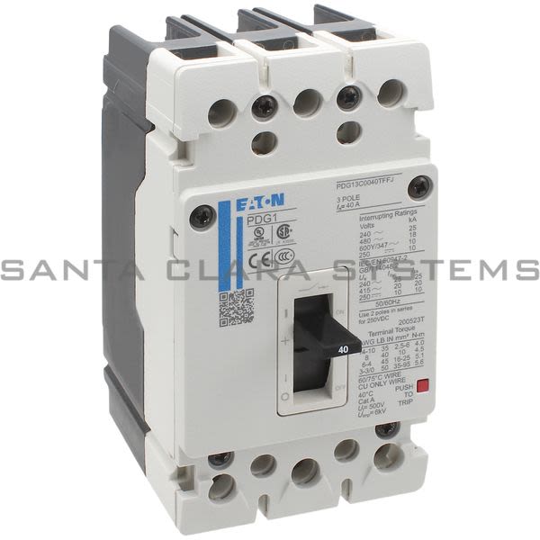 Cutler-Hammer PDG13C0040TFFJ Circuit Breaker Product Image