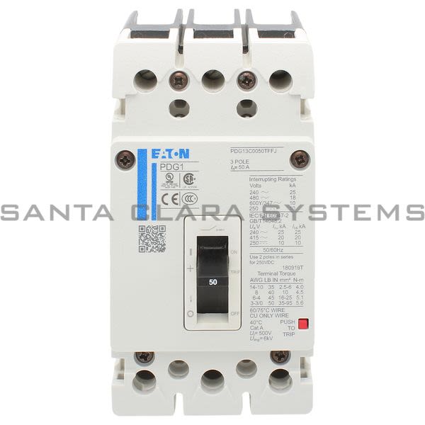Cutler-Hammer PDG13C0050TFFJ Circuit Breaker Product Image