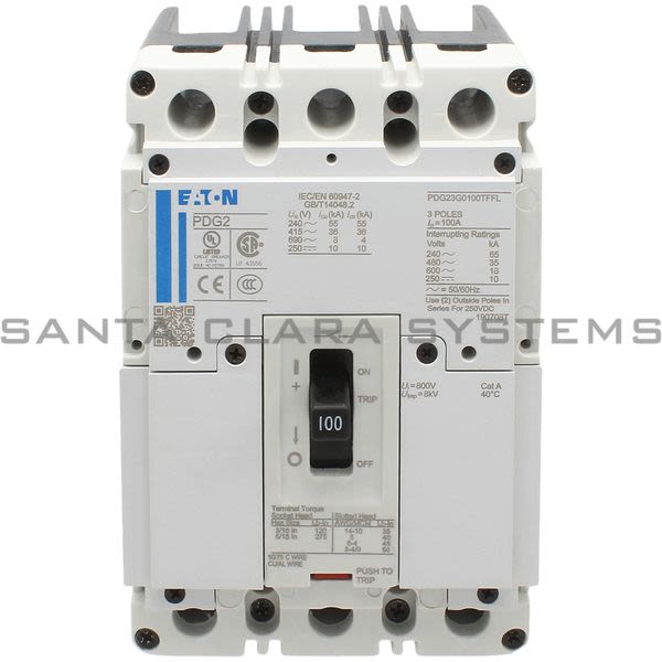Cutler-Hammer PDG23G0100TFFL Circuit Breaker Product Image